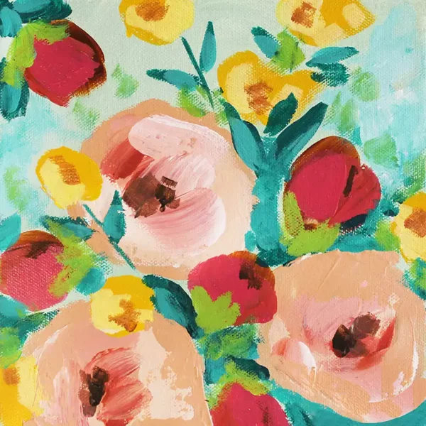 vibeke larsen poppydesign blomster maleri