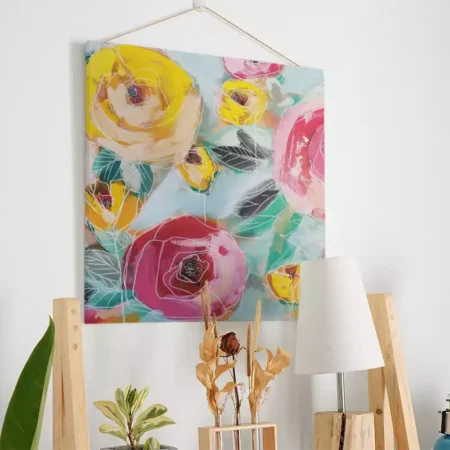 vibeke larsen poppydesign blomster maleri elverum