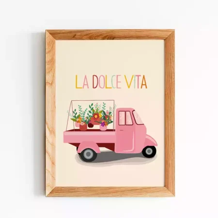 la dolce vita poster poppydesign