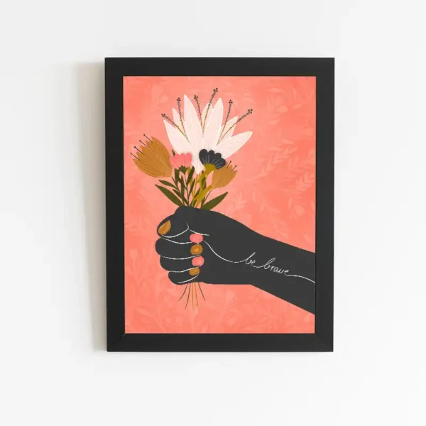 bebrave vibeke spigseth larsen poppydesign hytteplakat plakat poster A4