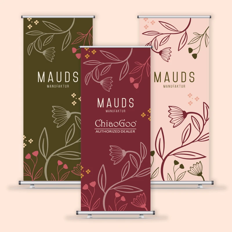 mauds manufaktur roll ups designet av poppydesign