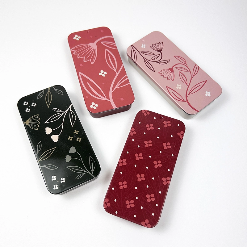 tinboxes with floral design